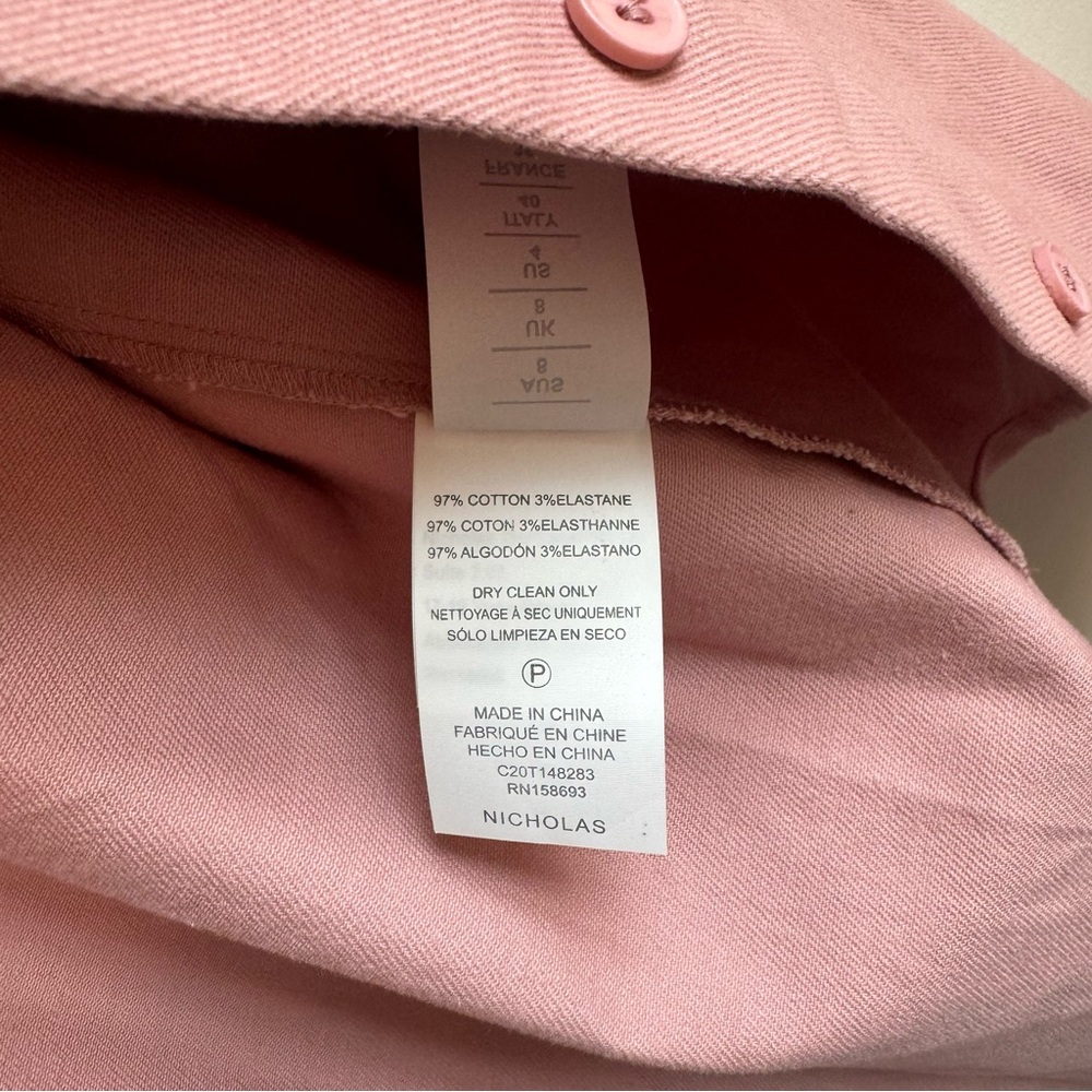 NICHOLAS Calista Shacket In Rose - Picture 10 of 10